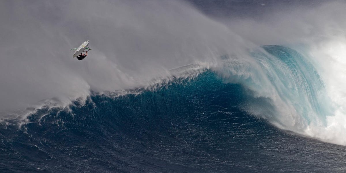 Jason Polakow Windsurfing at Jaws (Podcast 1)