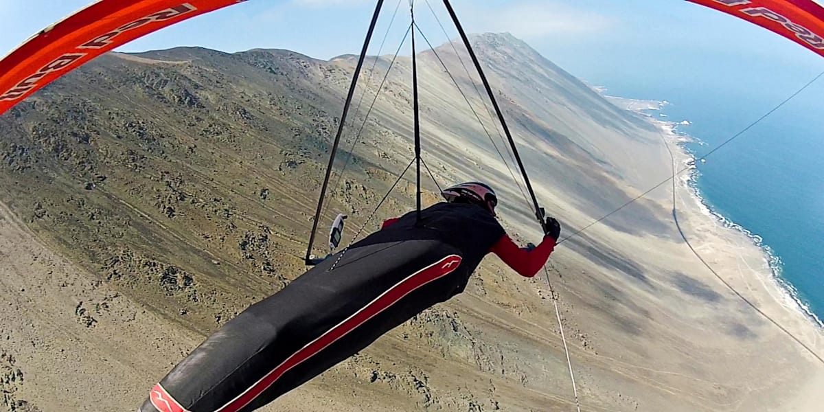 Weissenberger & Luidolt hang gliding world record video