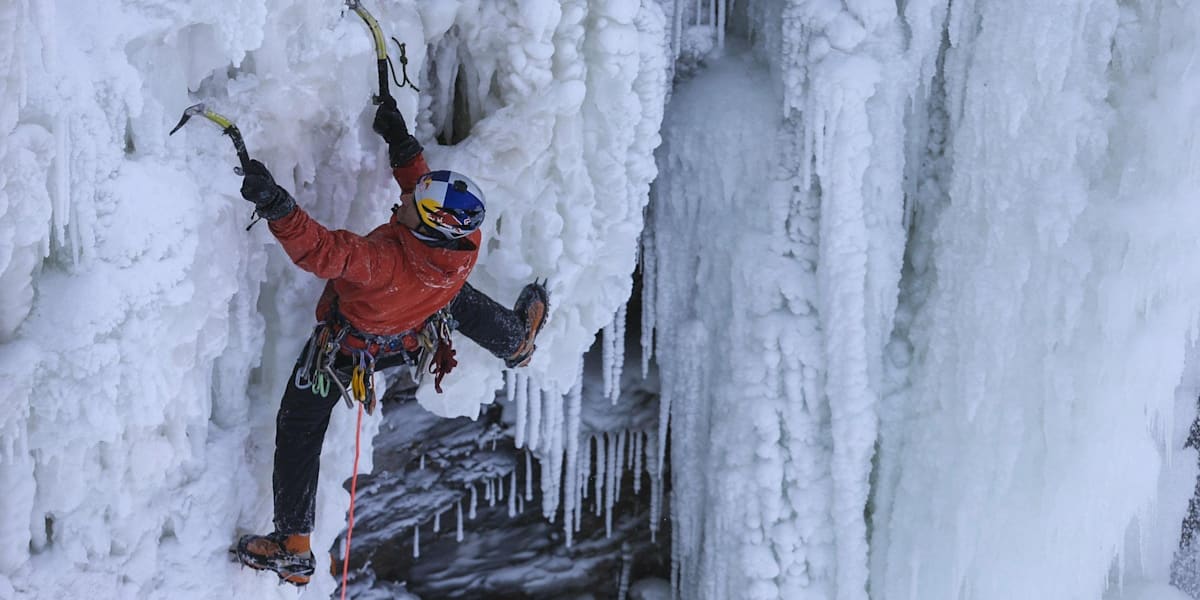 Revisting Will Gadd's Climb Up a Frozen Niagara Falls