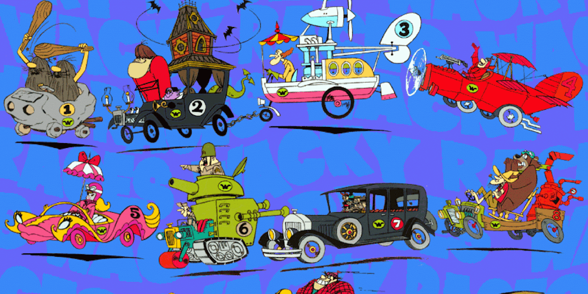 Los Autos Locos dibujos animados de HannaBarbera