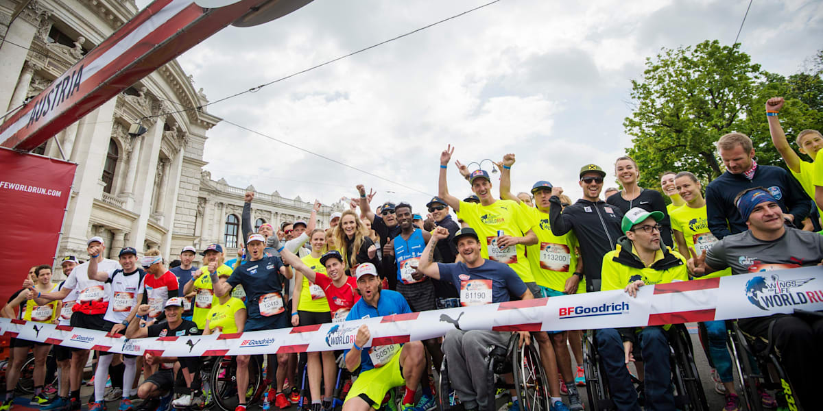 Wings for Life World Run Wien Start Slow Motion