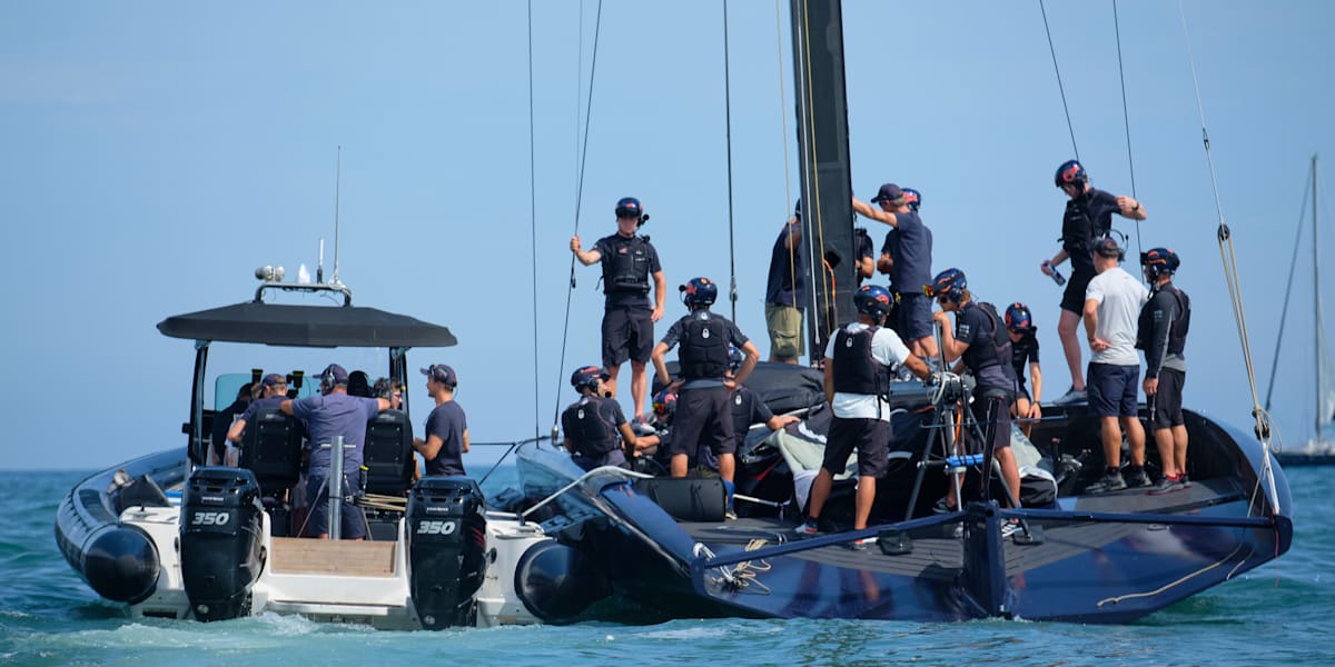 First sailing day in Barcelona
