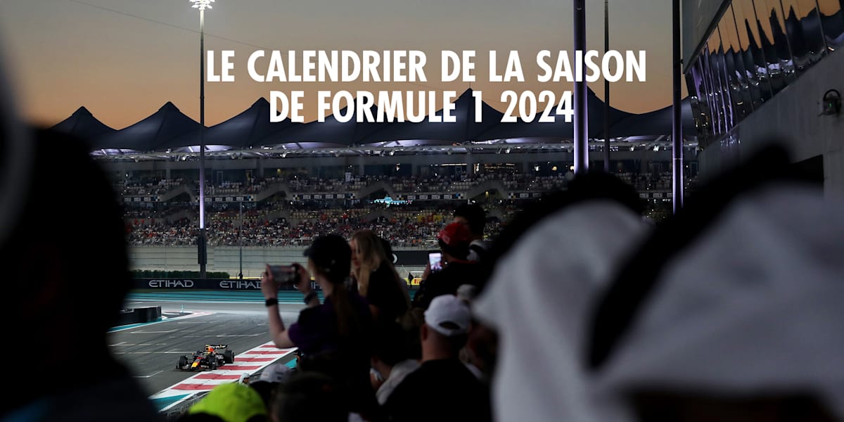 Retour en Chine et trois Grands Prix le samedi : le calendrier 2024 de la Formule  1 dévoilé - Eurosport