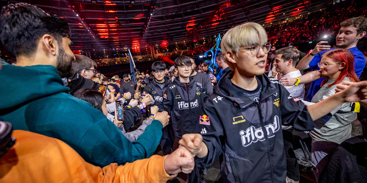 T1 esports team – profile page