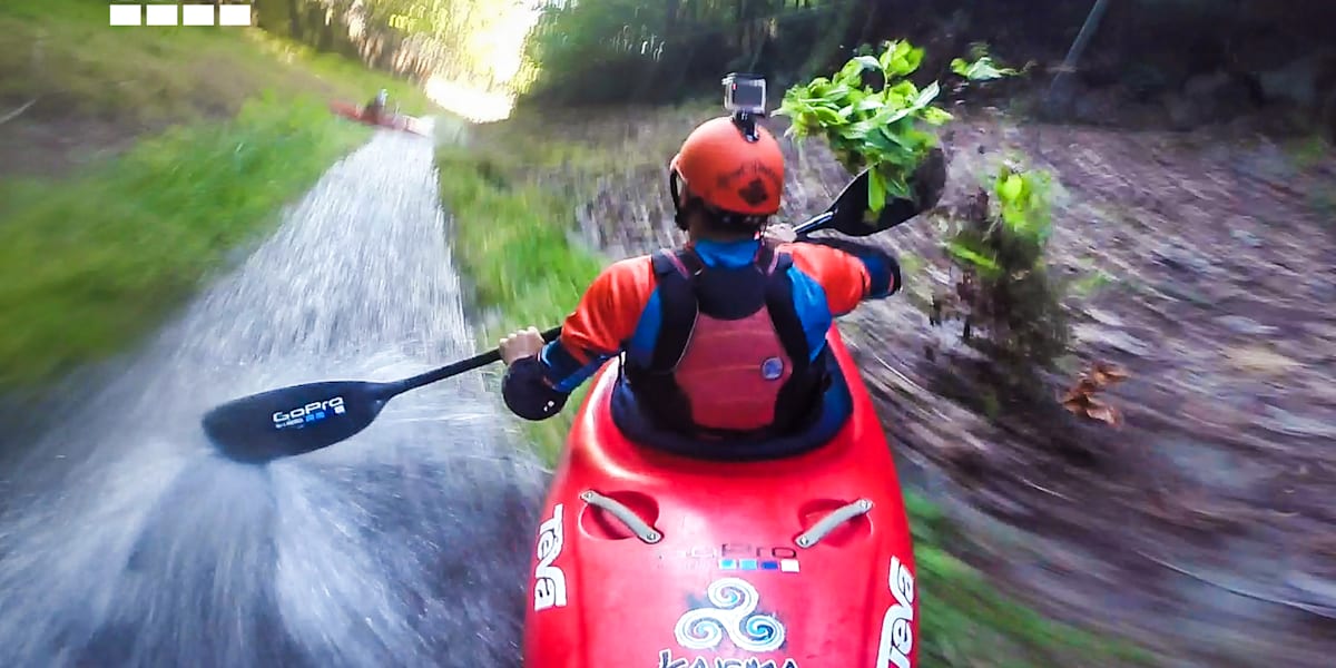 Drainage ditch kayaking Rush Sturges/Ben Marr video