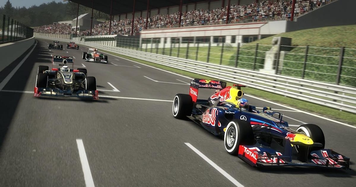 Maleri gaben Korrupt Racing the champions in the F1 2012 game