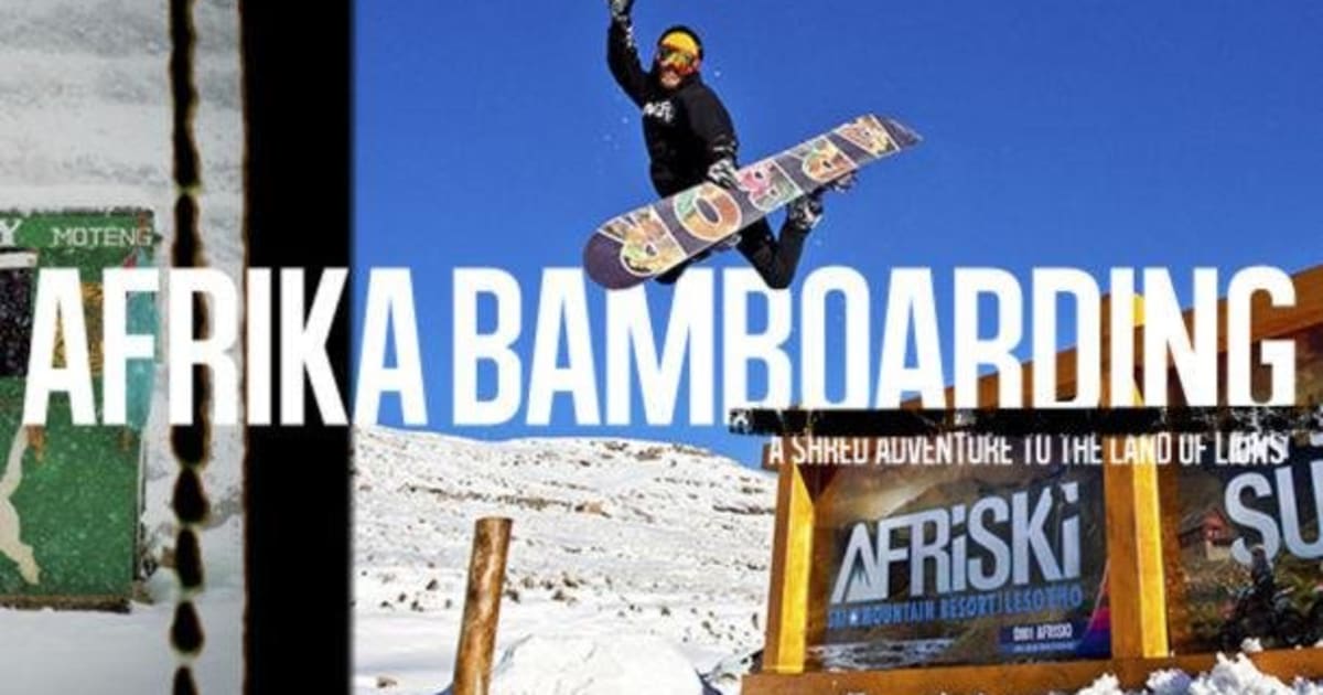 Afrikabamboardin A snowboard journey to Africa