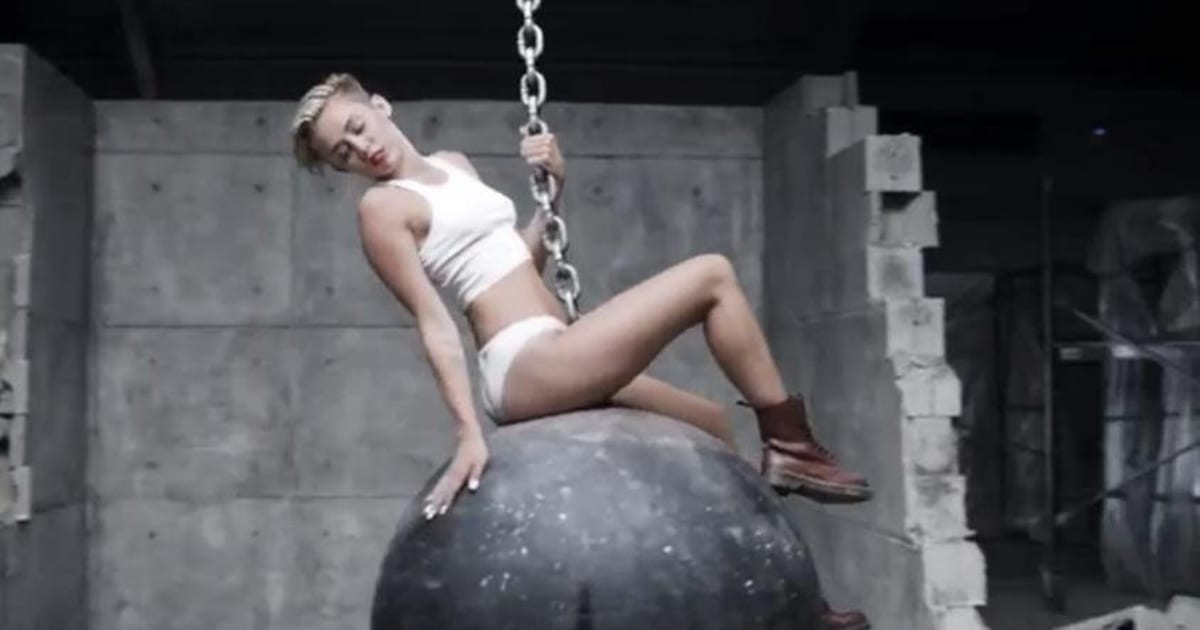 Miley Cyrus' 'Wrecking Ball' video came in like a wrecking b...