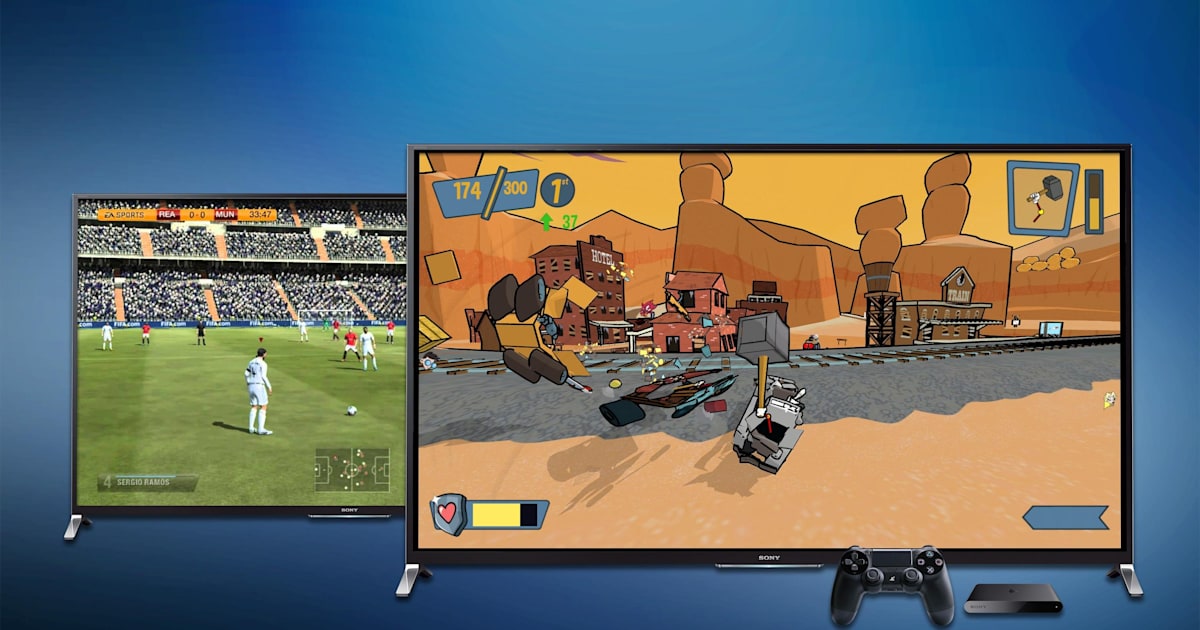 Can you play ps vita games on tv top