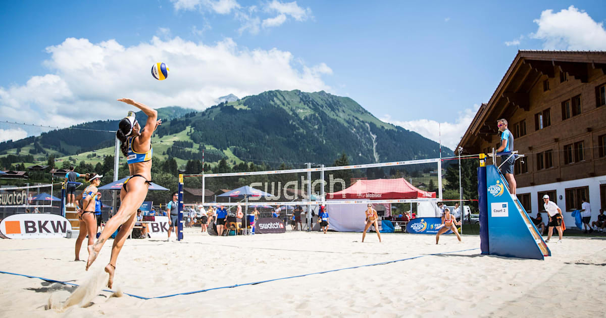 Swatch volleyball watch top