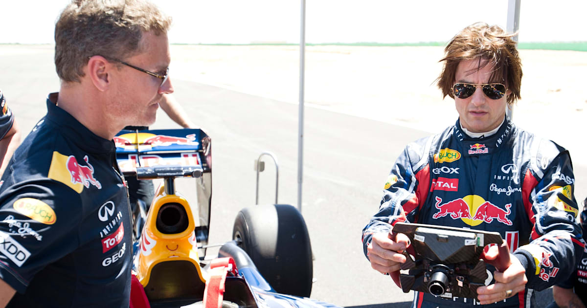 Tom Cruise test een Red Bull Racing F1 auto