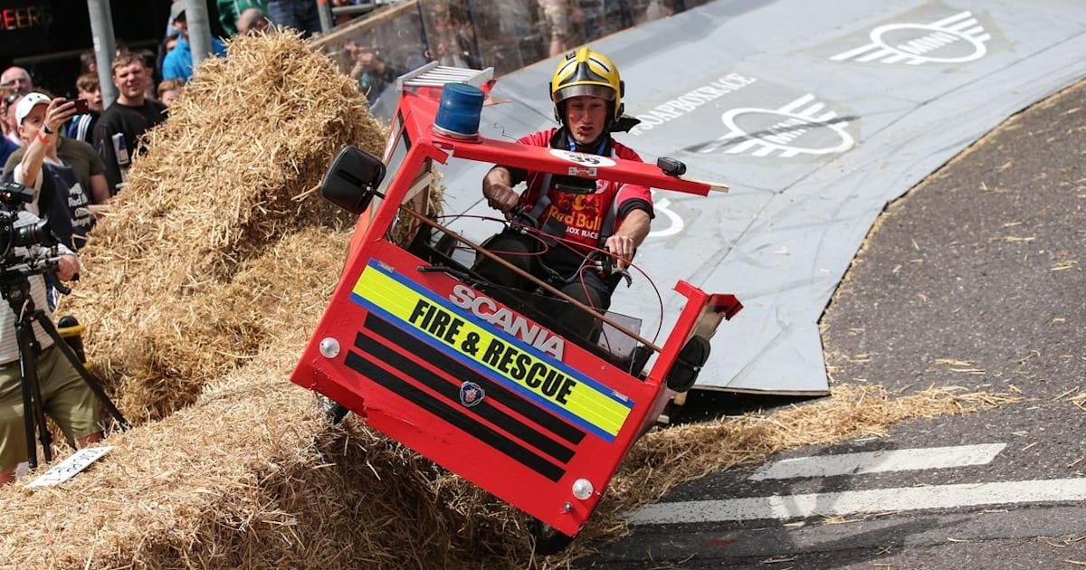Red Bull Soapbox Race, Cork Best crashes ++ video