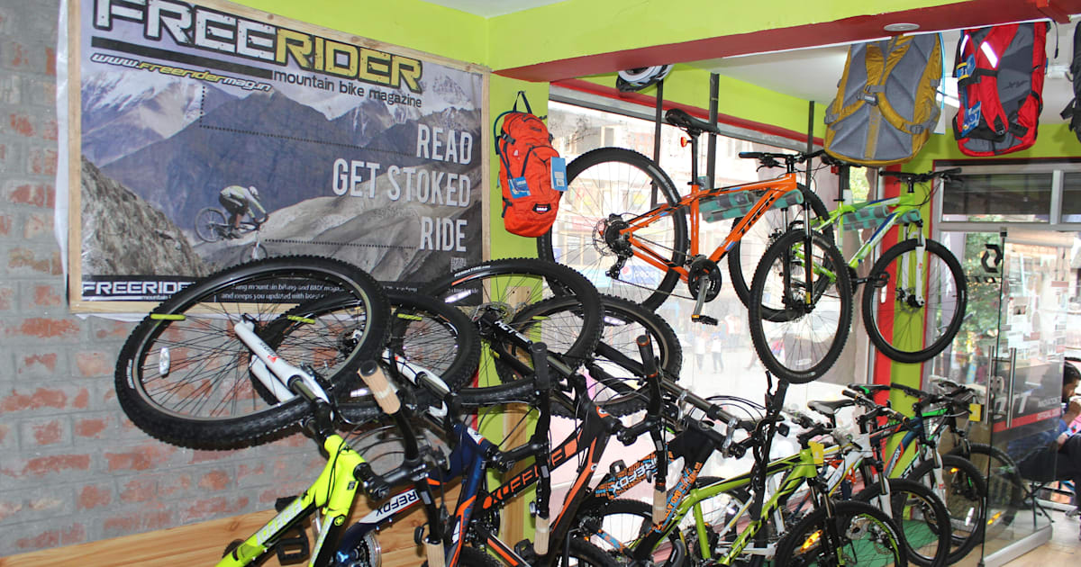 The bike shop in the mountains