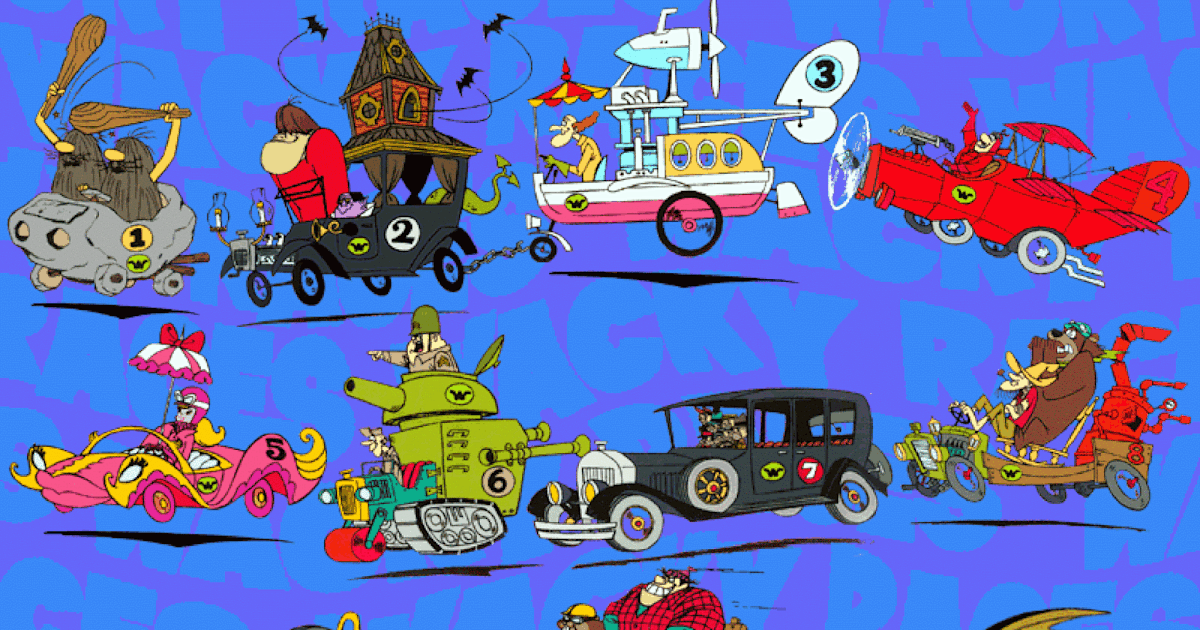 Los Autos Locos dibujos animados de HannaBarbera