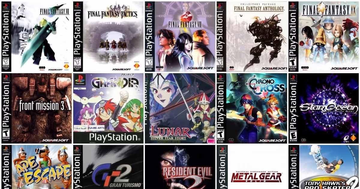 Os 10 melhores jogos de PlayStation 1? Fizemos uma lista