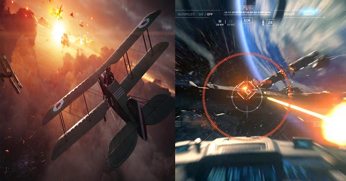 COD Infinite Warfare vs. Battlefield 1