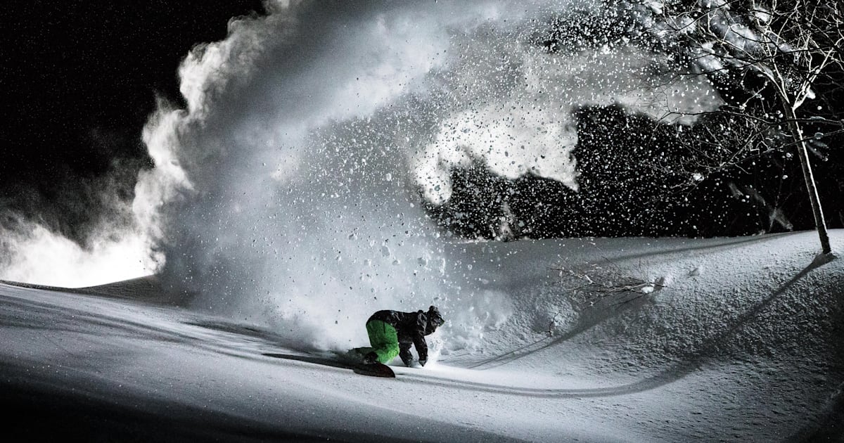 Travis Rice GoPro snowboarding in the Japanese Alps