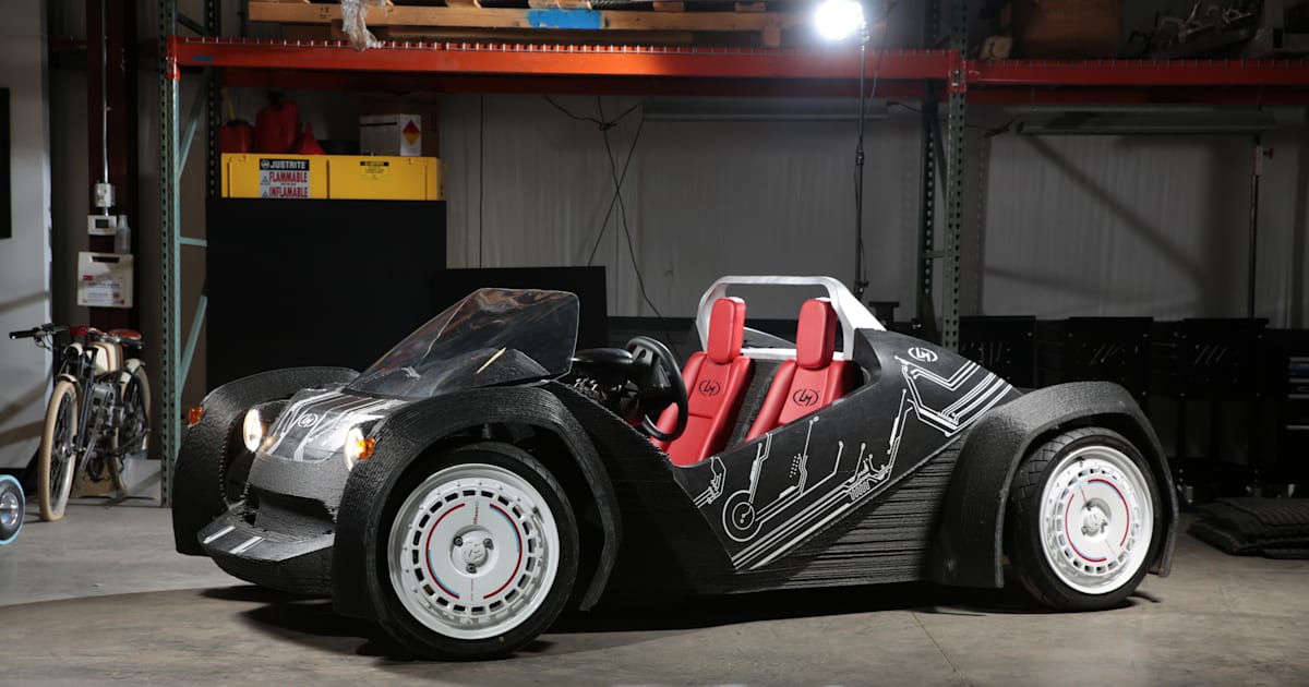 De allereerste auto geprint in 3D!