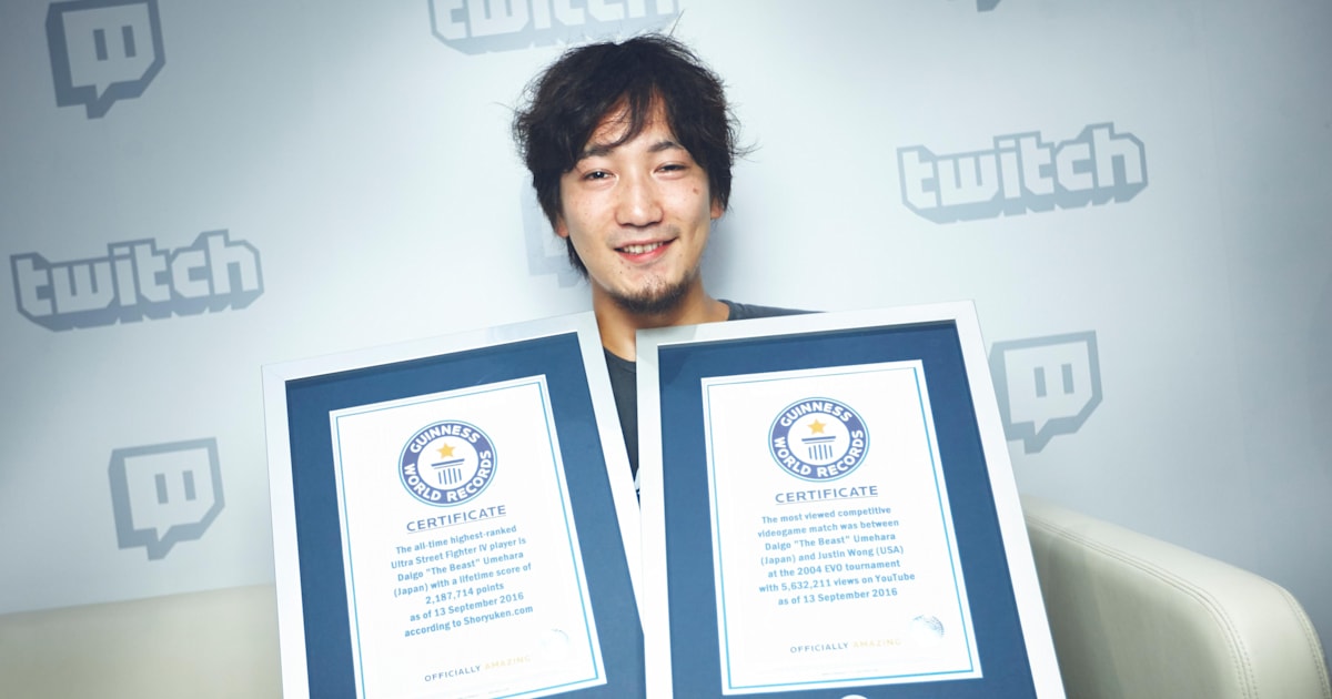 Daigo Umehara: Street Fighter ++Official Athlete Page++