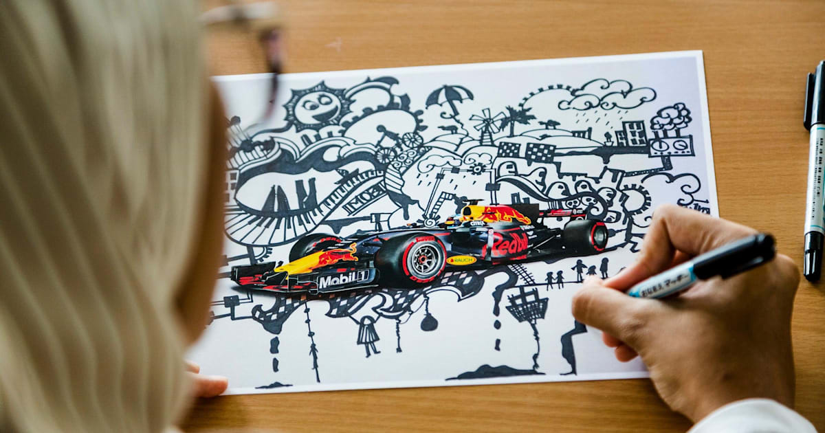 Red Bull Doodle Art Bahrain