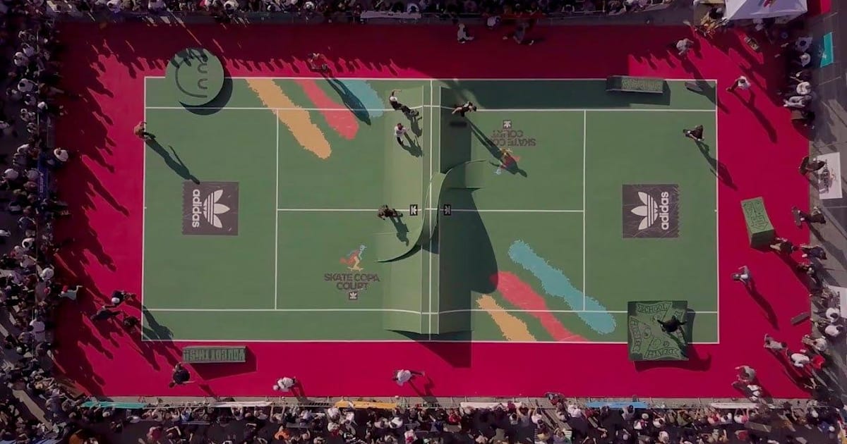 Adidas Skate Copa Court: pista de tenis skatepark