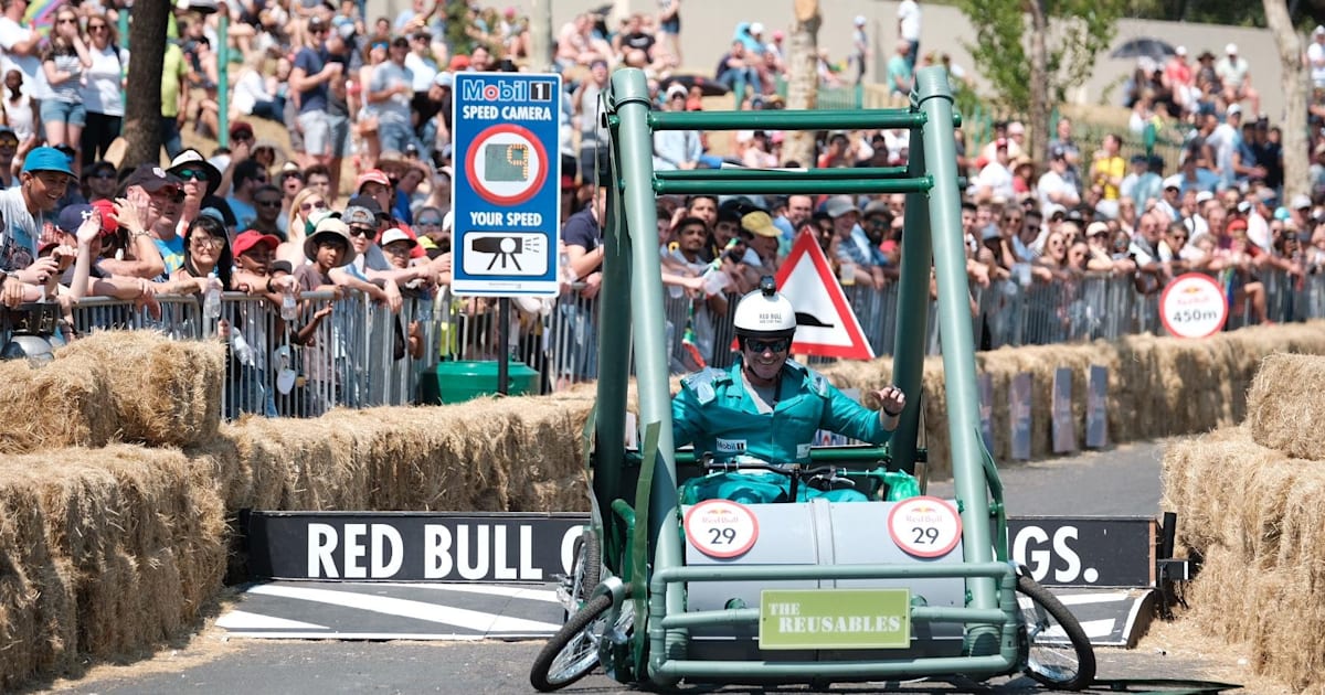 Relive some of the epic crashes from Red Bull Box Cart Race 2018