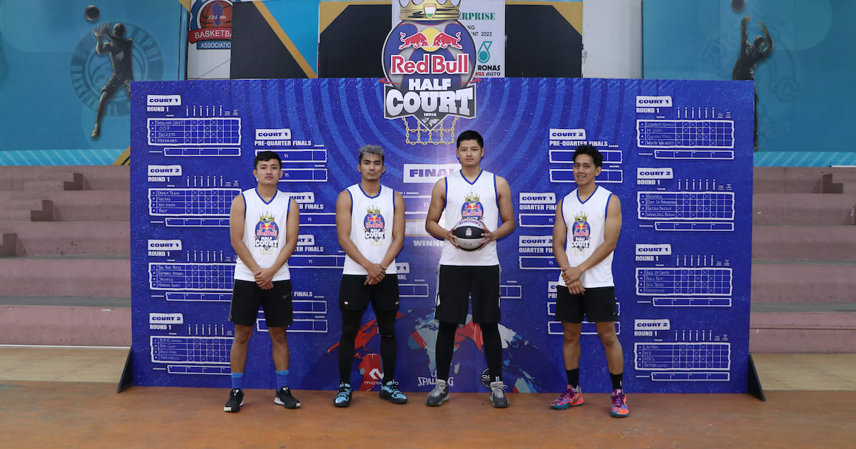 BBQ Chicken in Red Bull Half Court 3v3 basketball team