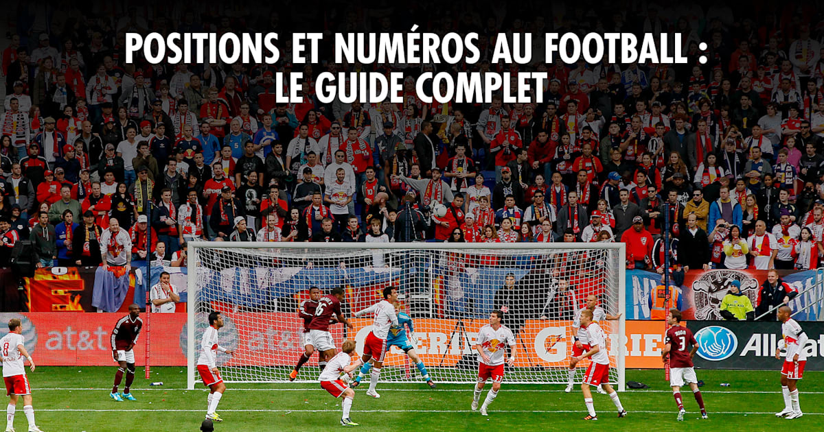 noms des positions sur le terrain de football