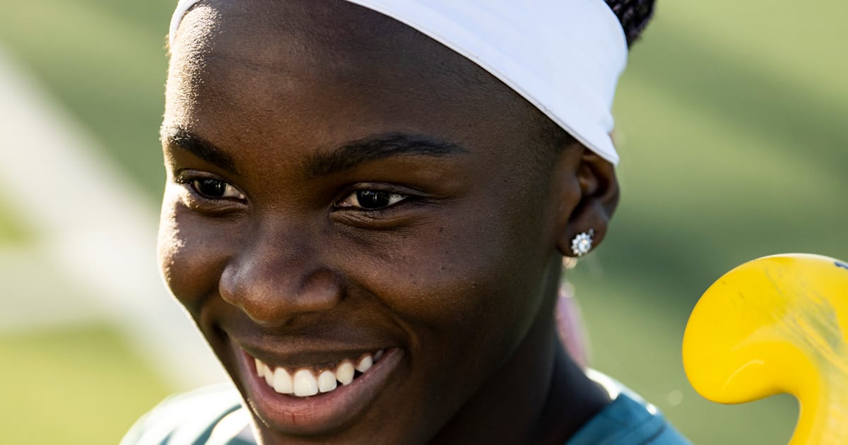 South African field hockey player, Thati Zulu