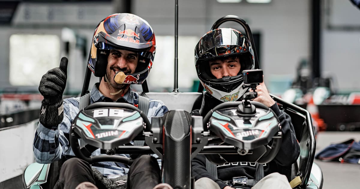 Red Bull Backyard Session : karting Guillaume de Mévius
