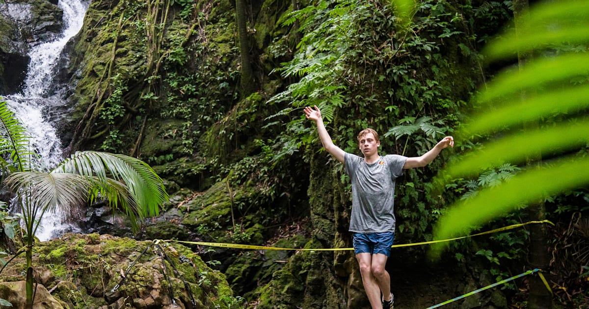 Hawaiian Waterfall Slacklines