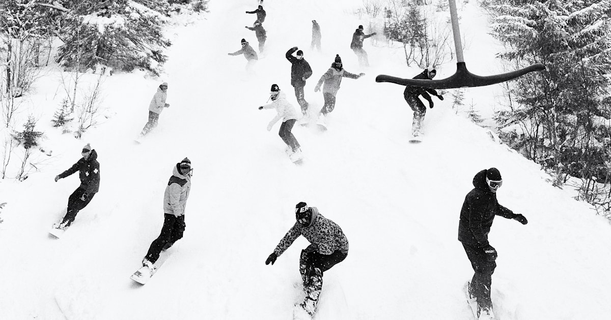 28 Winters Nitro Snowboards film catching air extra