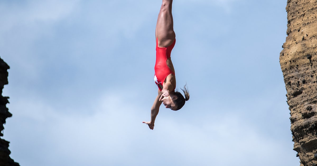 Lysanne Richard Red Bull Cliff Diving video