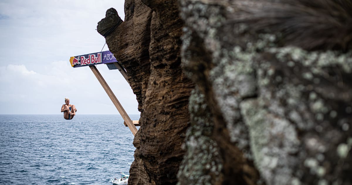 Rhiannan Iffland au Red Bull Cliff Diving Portugal 2019
