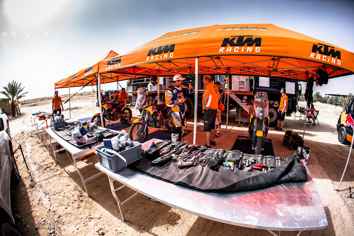 Red Bull KTM Factory Team prepare for Dakar Rally