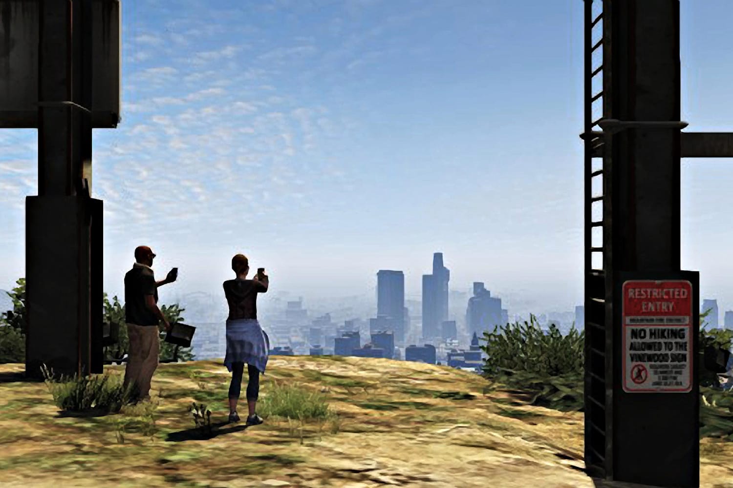 デジタル写真術 パパラッチのいるゲーム風景