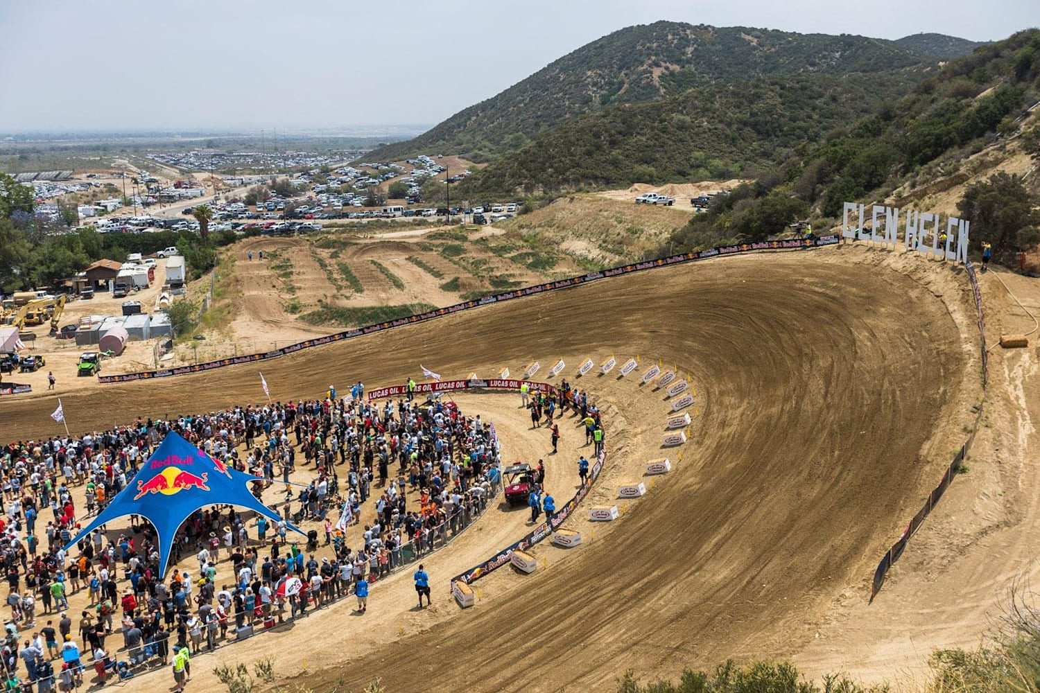 Iconic views of the unique Glen Helen Raceway
