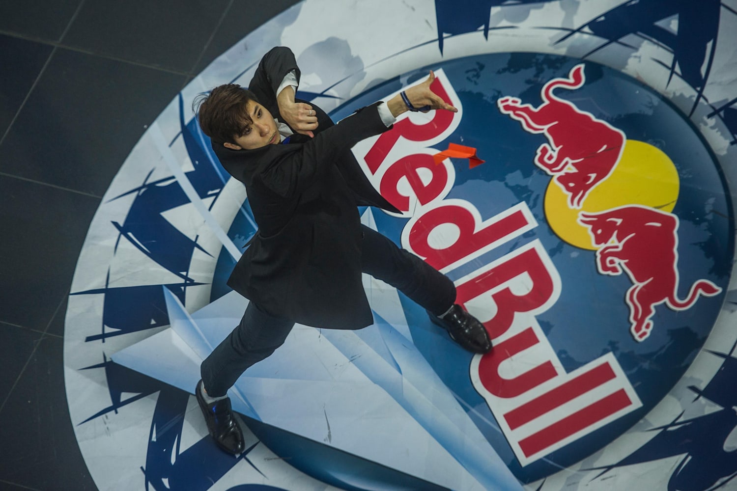 Red bull paper Wings.