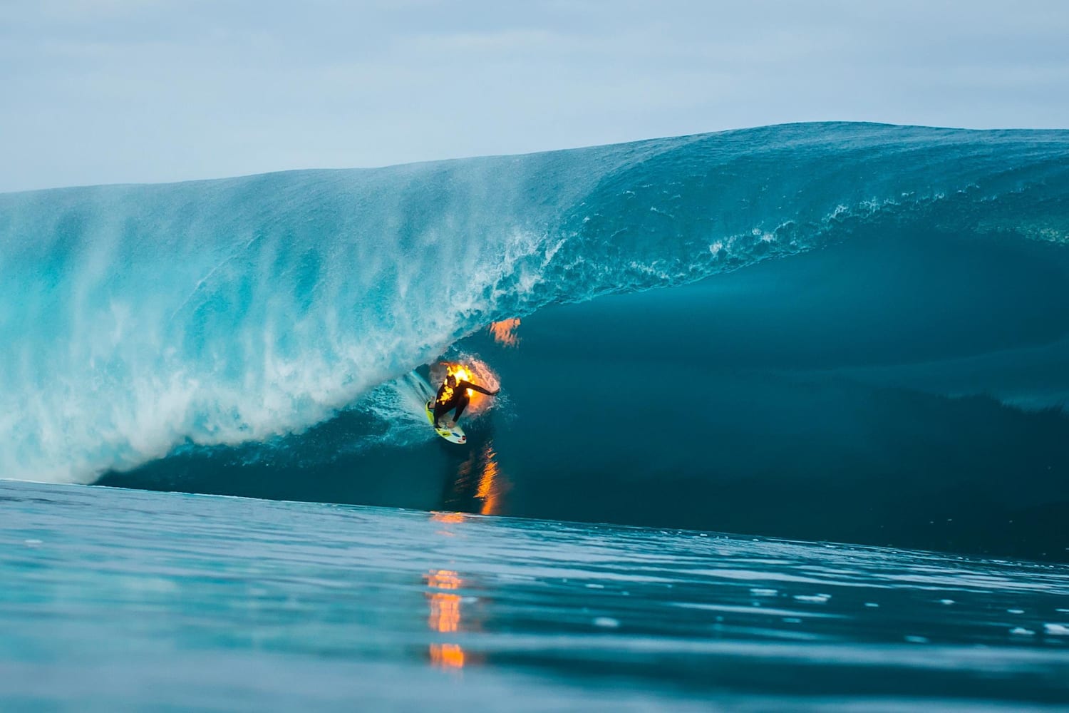 Jamie O Brien Surfs On Fire