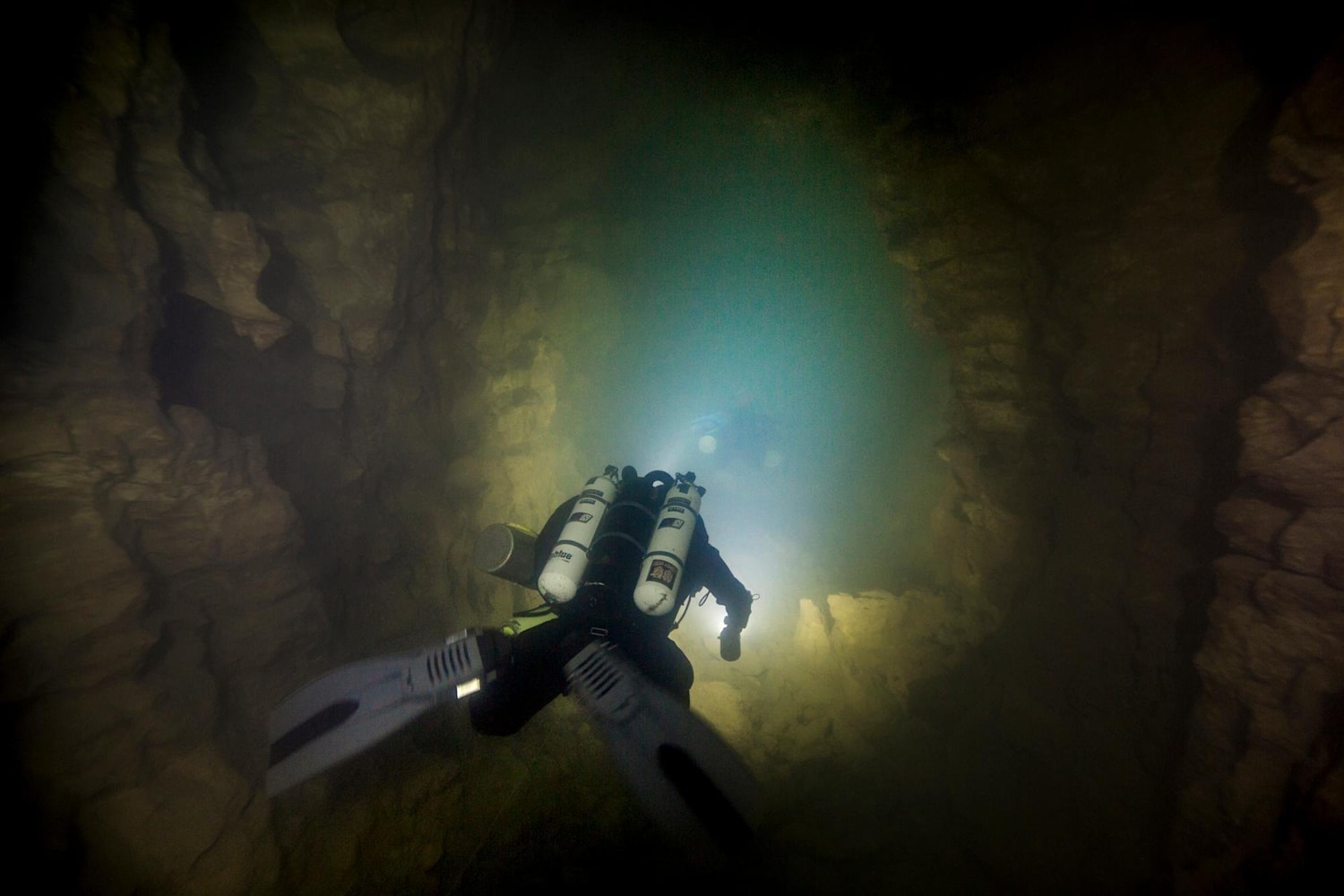 Deepest cave dive in the Dominican Republic by Widmann