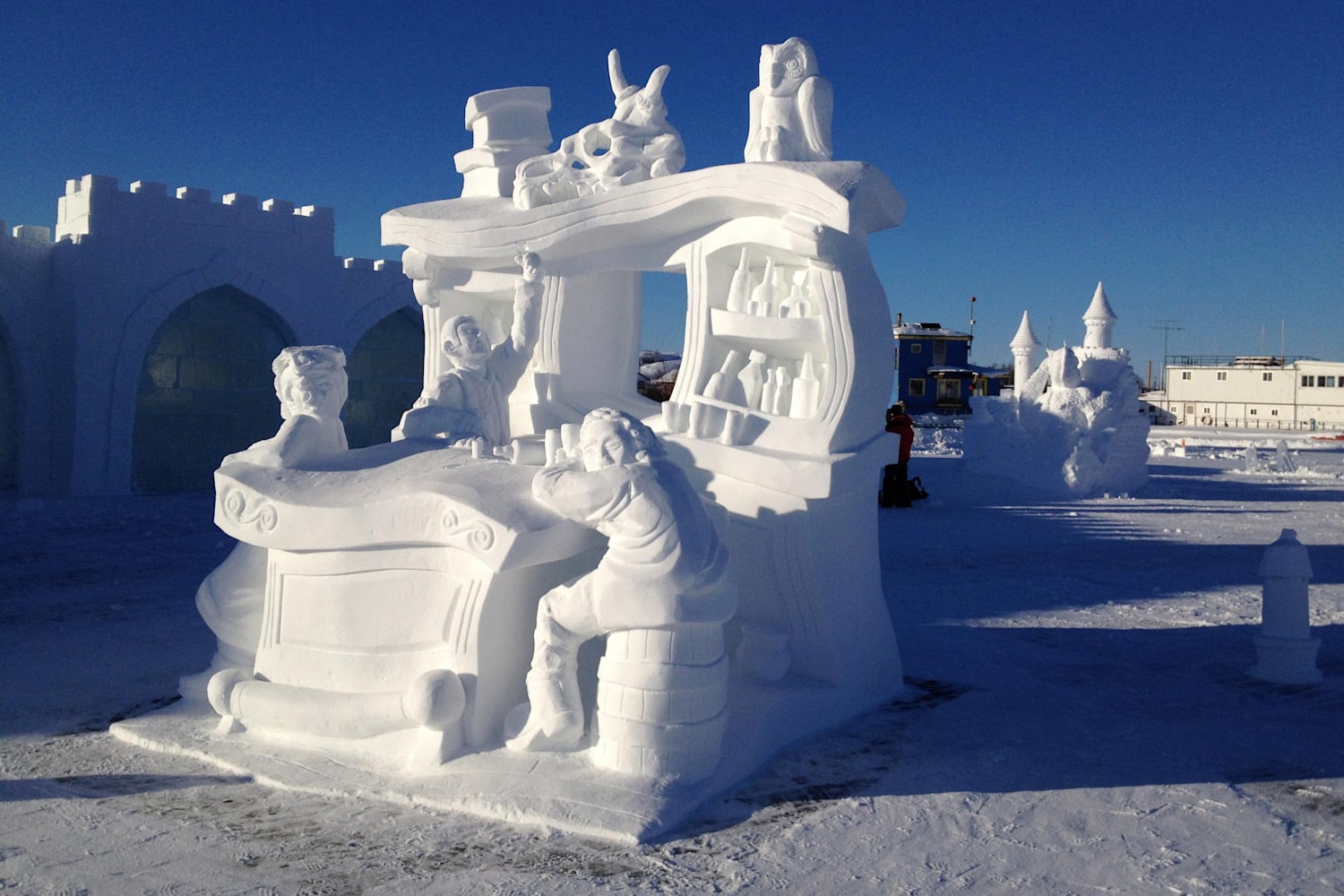 達人が教える雪像の作り方