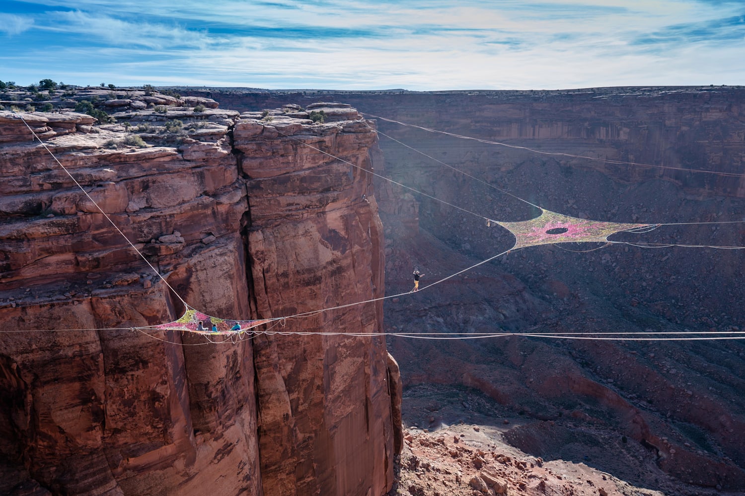 Mira la doble hamaca más grande del mundo
