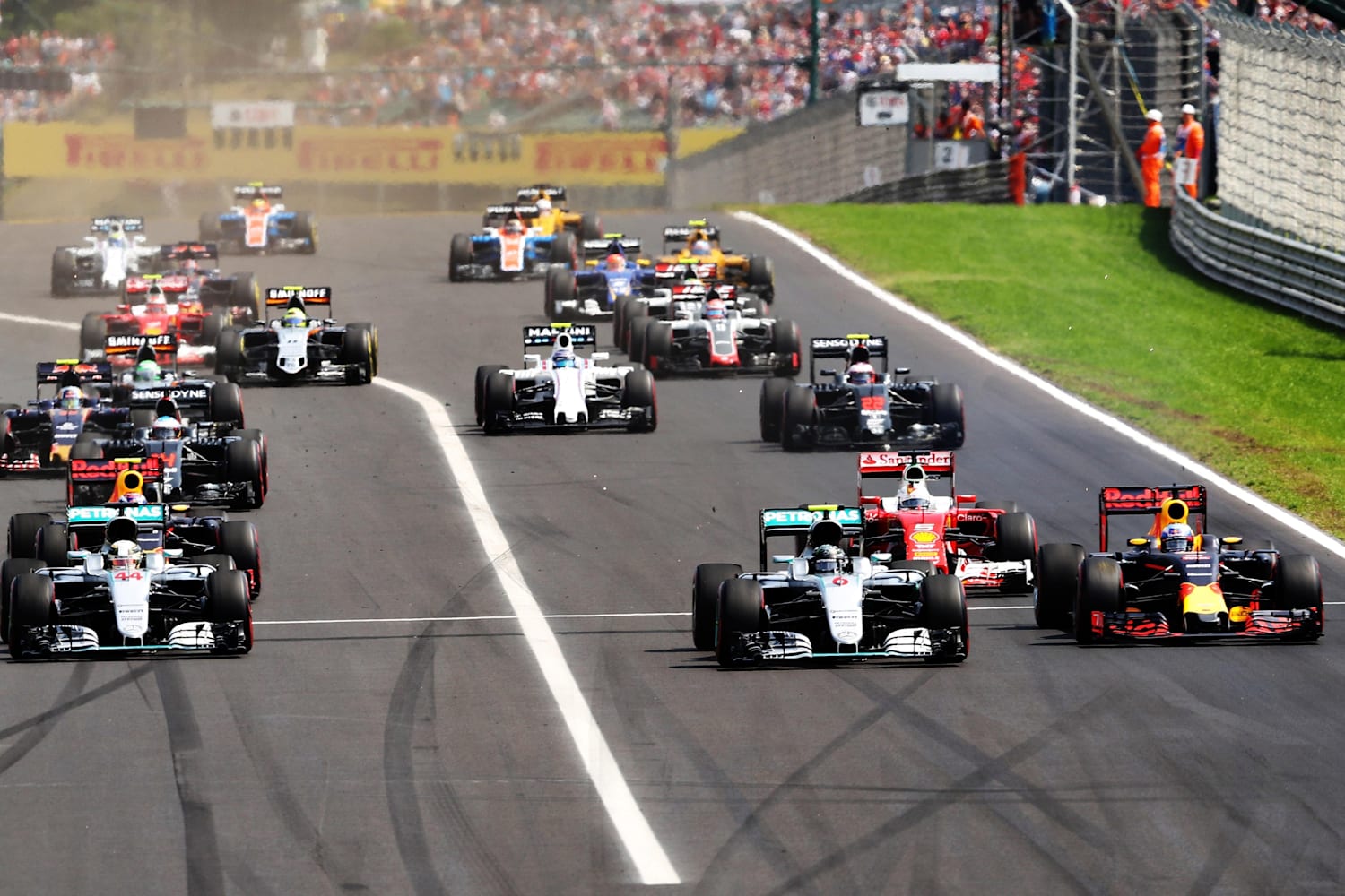2016 Formel 1 Ungarn grand Prix Zusammenfassung