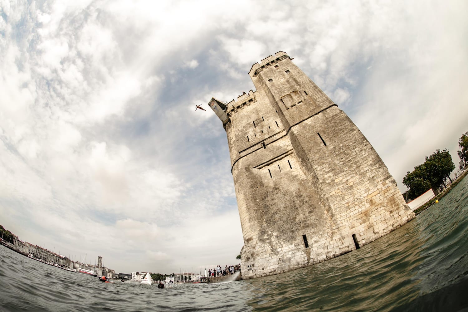 Red Bull Cliff Diving La Rochelle, France water view