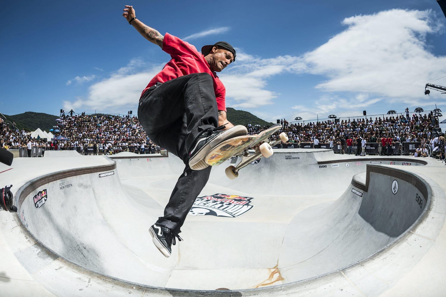 Skate Les stars du Red Bull Bowl Rippers à Marseille