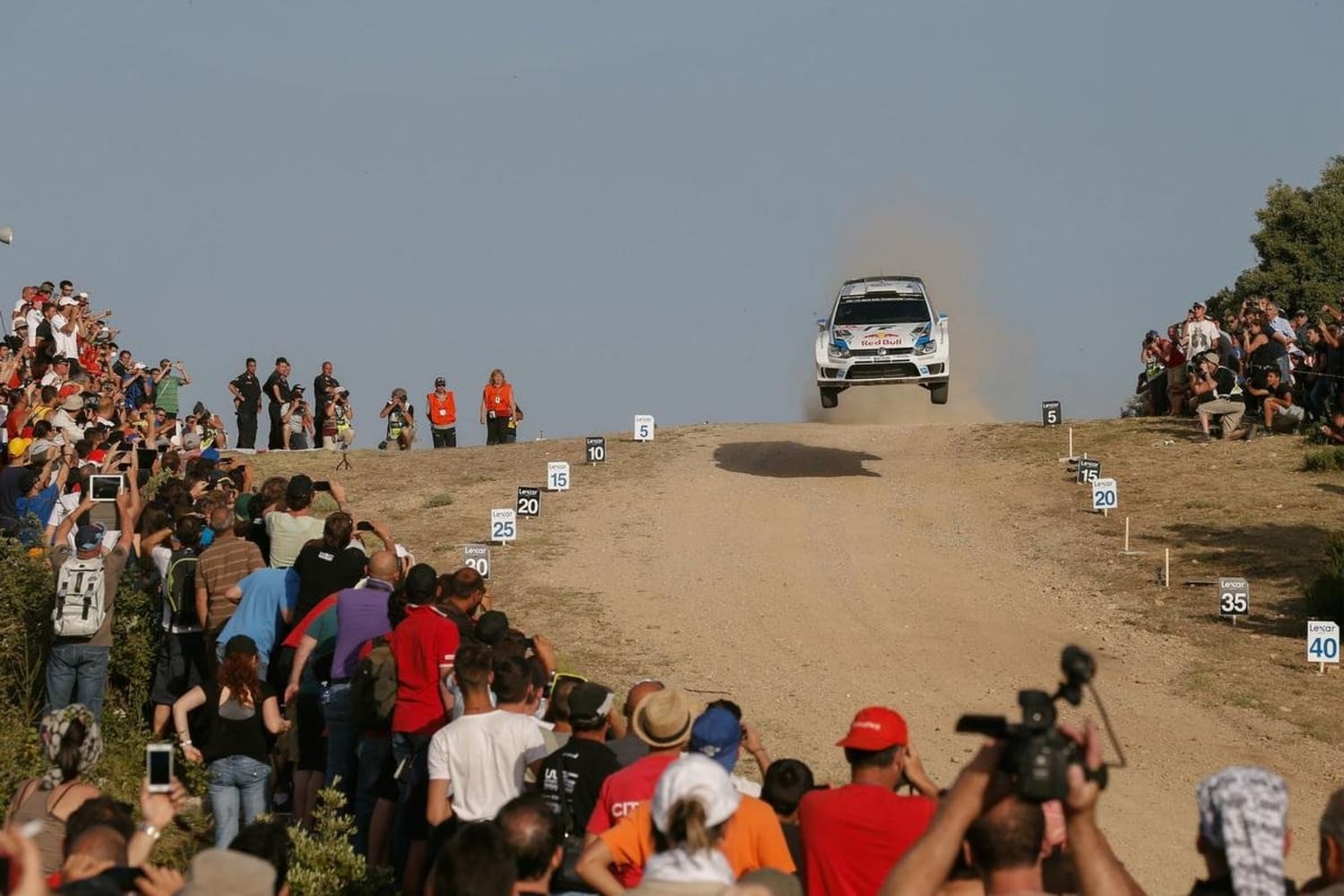 Flying Over Micky S Jump At Rally Italia Sardegna