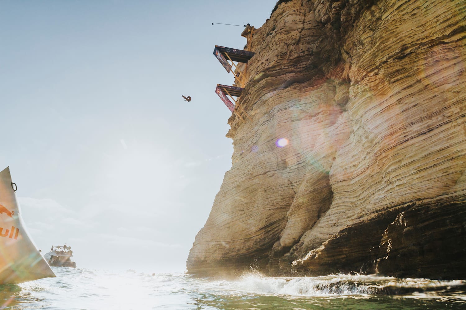 Cliff diving in Beirut 2019 photo gallery