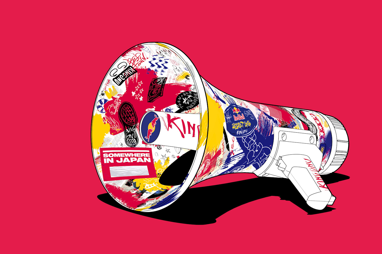 King Gnu メガホン スピーカー Red Bull レッドブル グッズ
