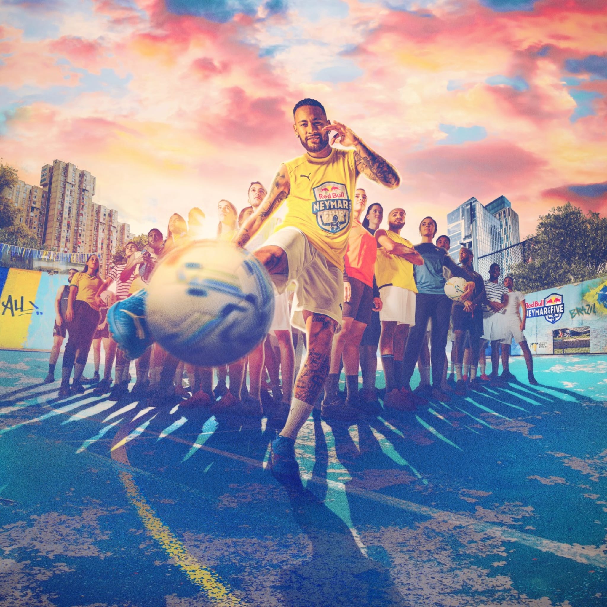 Neymar junior red bull clearance