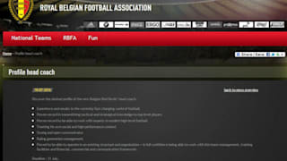 Will Football Manager Fans Apply For The Belgium Job Can you finally claim a trophy and take them even further in the 2022 world cup? will football manager fans apply for